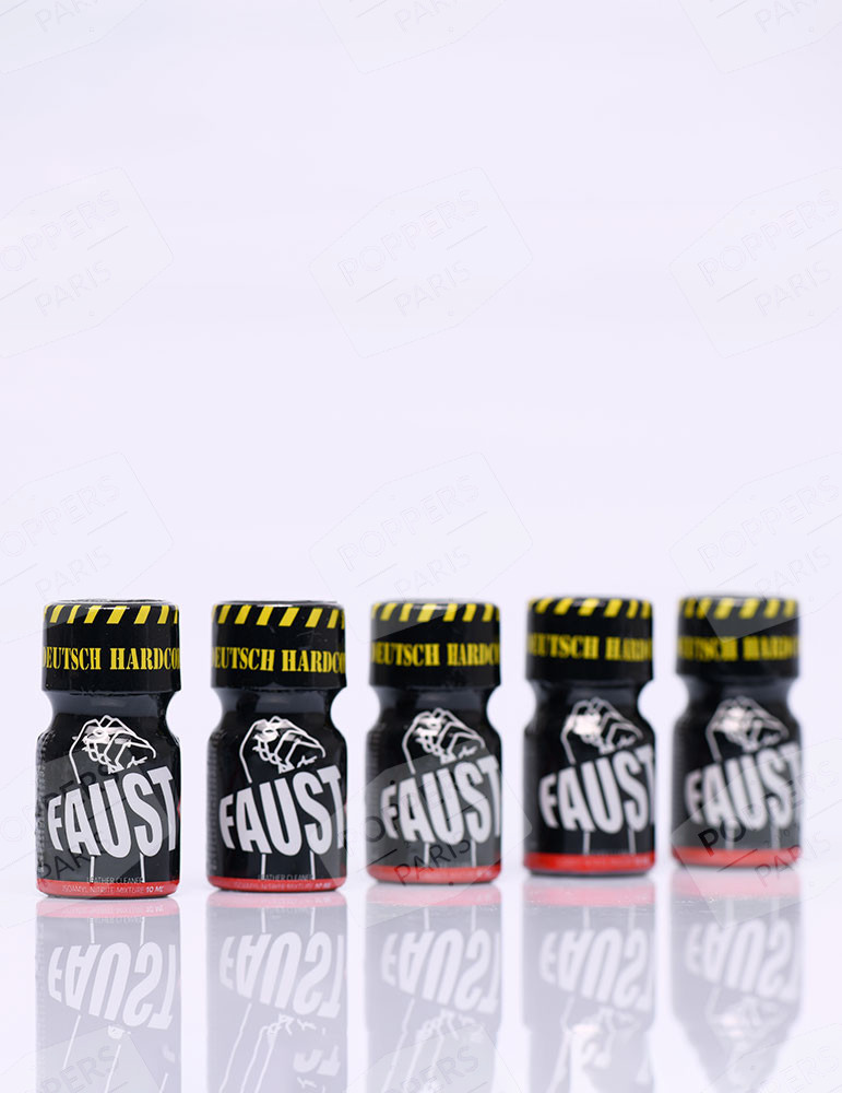 pack de cinq poppers faust 10 ml