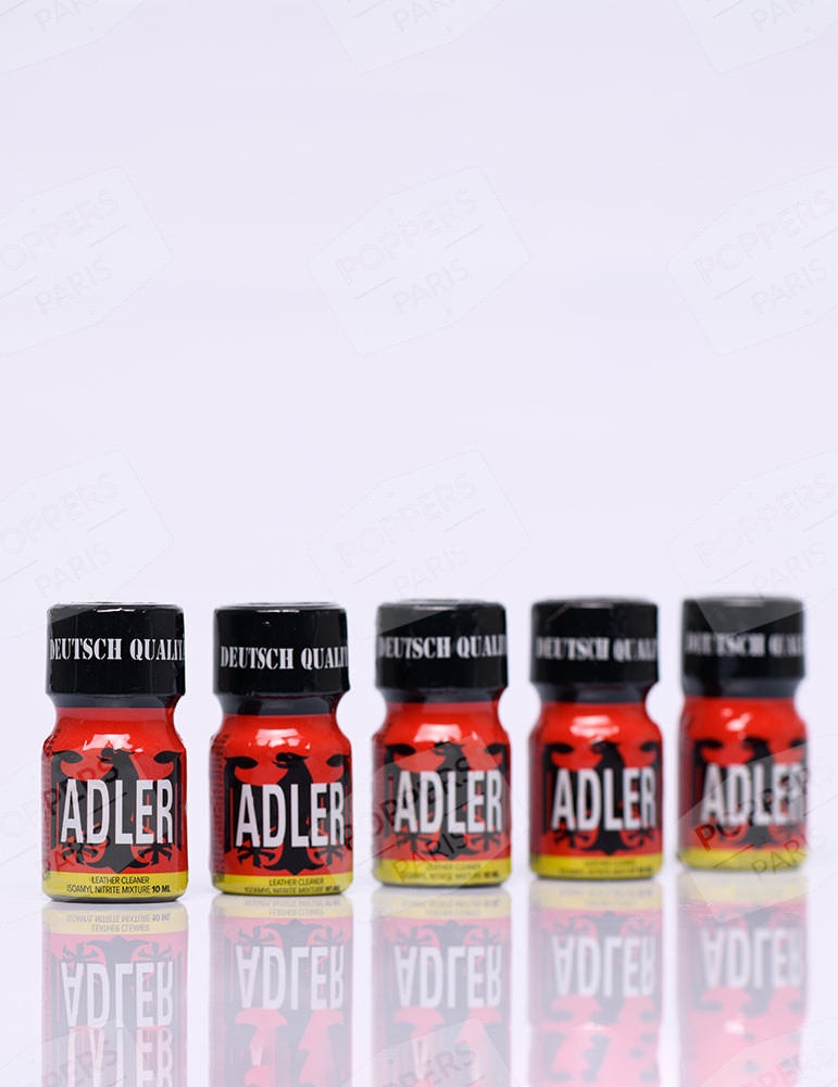 Poppers Adler , pack de cinq flacons de poppers 10 ml