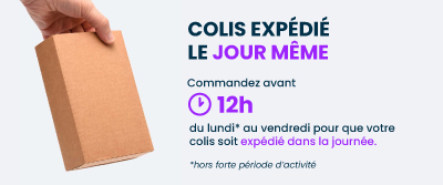 Delais d'expédition des colis poppers paris