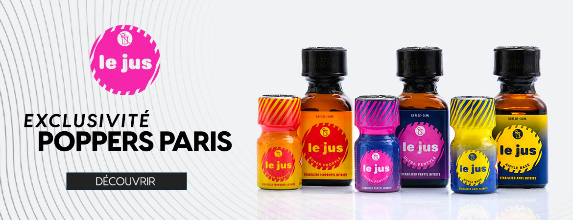 Poppers le jus sur boutique Poppers Paris